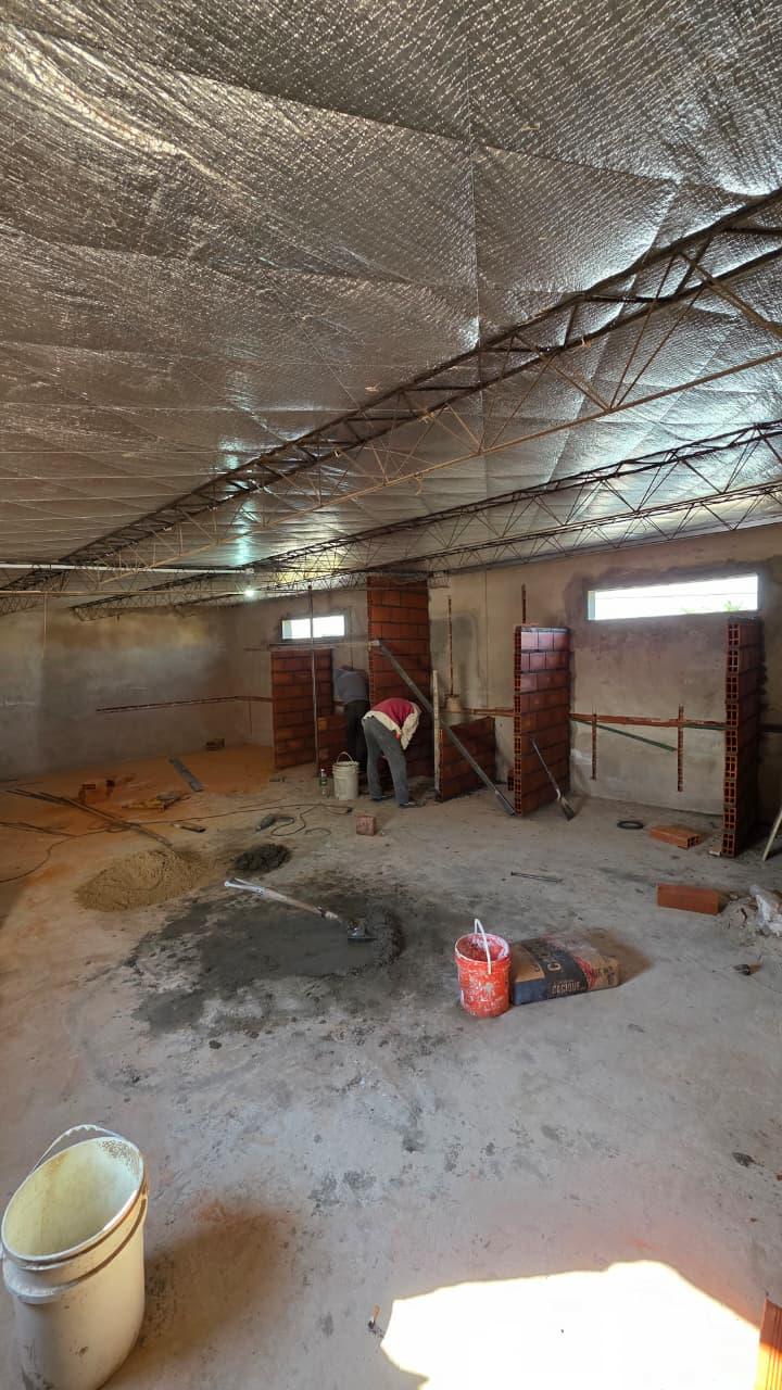 Vestuarios en construcción